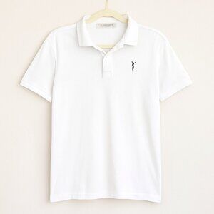 AllSaints White Polo Shirt